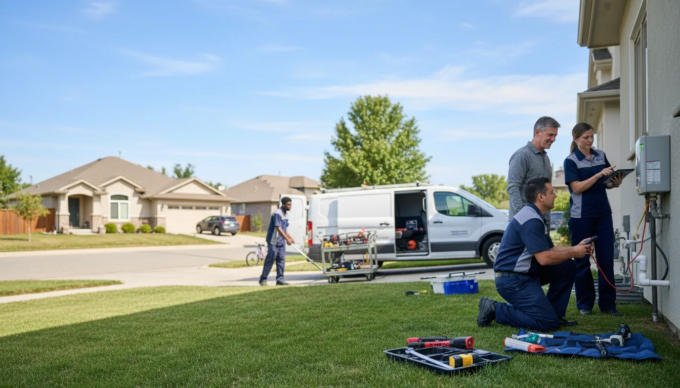 Tankless water heater service in Nome, TX